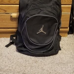 JORDAN BACKPACK BLACK AND SILVER